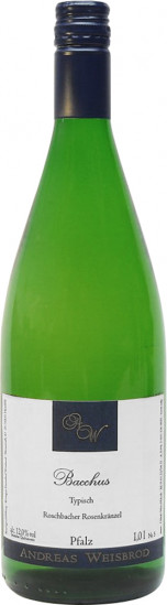 2015 Bacchus QW trocken 1L - Weingut Andreas Weisbrod