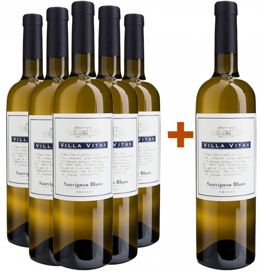 5+1 Paket Sauvignon Friuli DOC - Villa Vitas