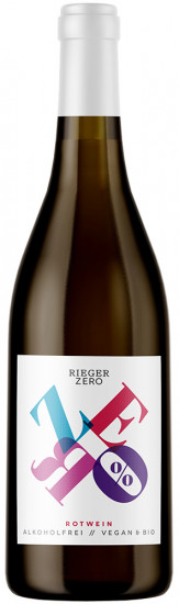 ZERO Rotwein alkoholfreier Wein Bio - Weingut Rieger