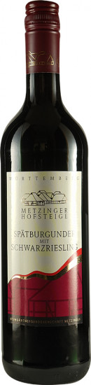 2023 Metzinger Hofsteige Cuvée Spätburgunder-Schwarzriesling halbtrocken - Weingärtnergenossenschaft Metzingen-Neuhausen