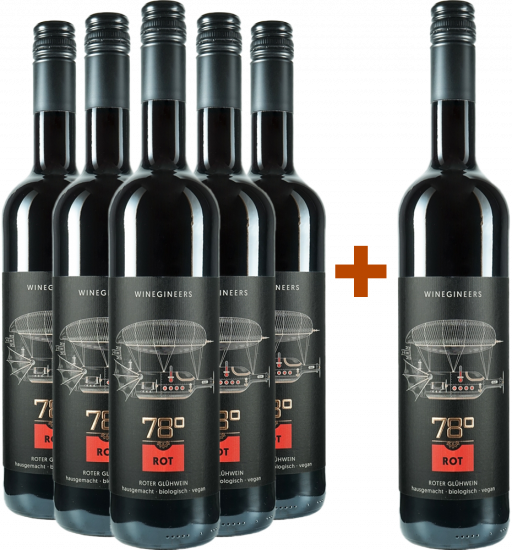 5+1 Paket Glühwein rot BIO Bio - WINEGINEERS