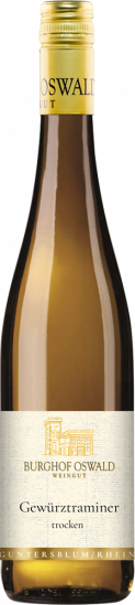 2024 Guntersblumer Gewürztraminer trocken - Weingut Burghof Oswald