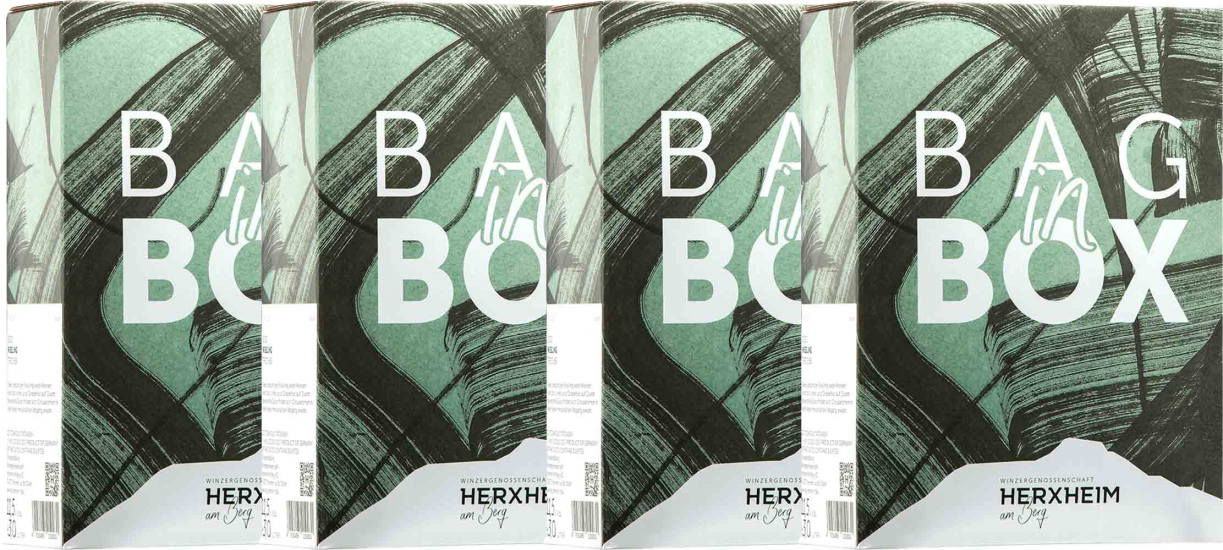 4er Paket Riesling Bag-in-Box - Winzergenossenschaft Herxheim am Berg