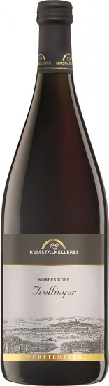2024 Korber Kopf Trollinger halbtrocken 1,0 L - Remstalkellerei