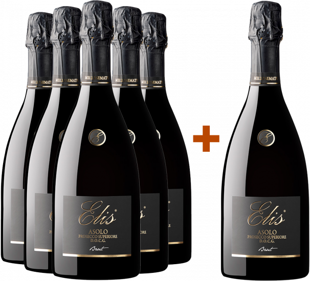 5+1 Paket Asolo Prosecco Superiore Millesimato DOCG - Elis Vini