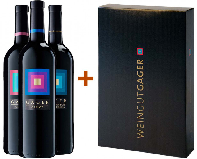 Gagler Premium Weihnachtspaket im Geschenkkarton - Weingut Gager