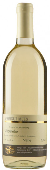 2012 Kreuznacher Kronenberg Scheurebe Qualitätswein QbA feinherb - Weingut Mees