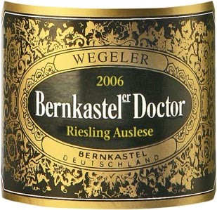 2006 Bernkasteler Doctor Riesling Auslese Edelsüß - Weingut Wegeler