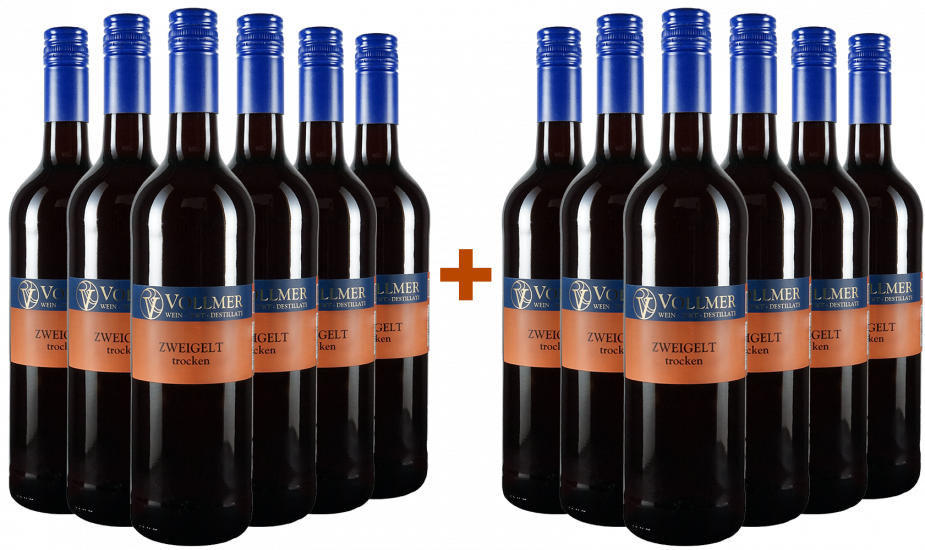 6+6 Paket Zweigelt trocken - Weingut Roland Vollmer
