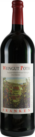 2019 Tauberrettersheimer Königin Dornfelder Spätlese trocken 1,0 L - Weingut Poth