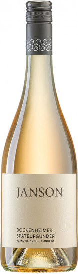 2024 Bockenheimer Spätburgunder Blanc de noir feinherb Bio - Weingut Schloss Janson