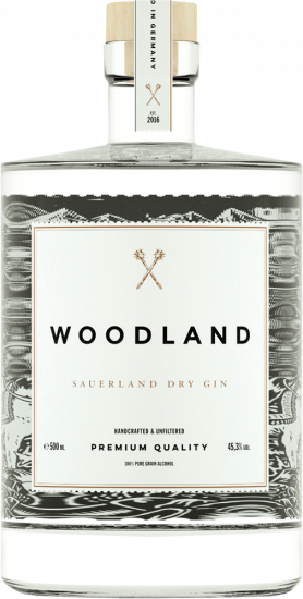  Woodland Sauerland Dry Gin (0,5 L) - Sauerland Distillers