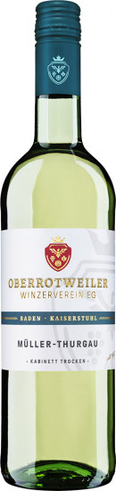 2023 Oberrotweiler Müller-Thurgau Kabinett trocken - Oberrotweiler Winzerverein