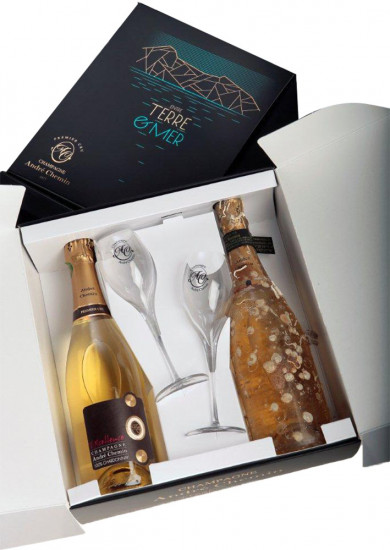 2015 Coffret entre Terre et Mer Excellence Champagne AOP - Champagne André Chemin