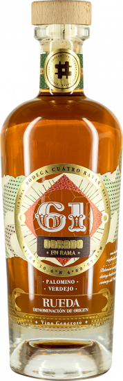 61 Dorado en Rama trocken 0,5 L - Cuatro Rayas