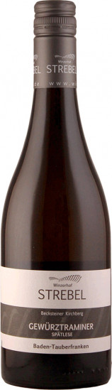 2025 Becksteiner Kirchberg Gewürztraminer Spätlese Fruchtsüß süß 0,5 L - Winzerhof Strebel