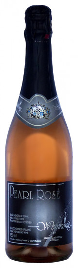 Pearl rosé - Schäumendes Getränk aus entalkoholisiertem Roséwein trocken Bio - Weinkellerei Weinkönig