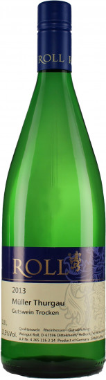 2023 Müller Thurgau Gutswein trocken 1,0 L - Weingut Roll