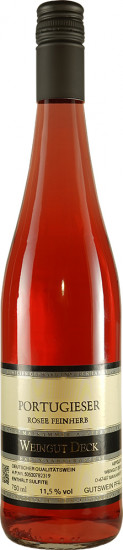 2025 Portugieser Rosé feinherb - Weingut Deck