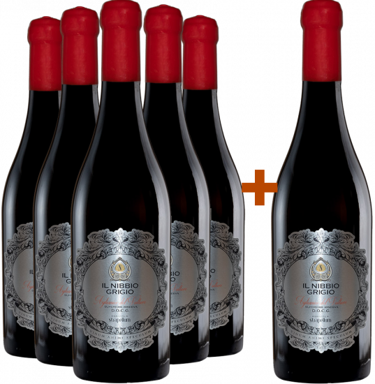 5+1 Paket Il Nibbio Grigio Riserva Aglianico del Vulture Superiore DOCG - Agricola Strapellum