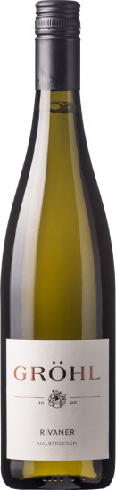 2014 Rivaner halbtrocken - Weingut Eckehart und Johannes Gröhl