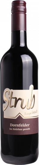 2019 Dornfelder Rotwein - im Holzfass gereift trocken - Weingut Walter Strub