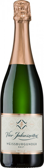 2022 Weißer Burgunder Sekt b.A. brut - Vier Jahreszeiten