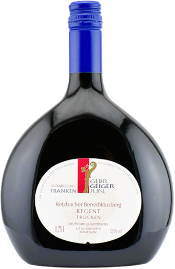2022 Regent Retzbacher Benediktusberg trocken - Weingut Gebr. Geiger jun. 