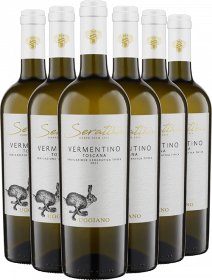 6er Paket Uggiano Seratina Vermentino Toscana IGP - WirWinzer Select Teck