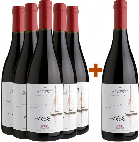 5+1 Hèila Rosso Sicilia DOC Bio - Alcesti