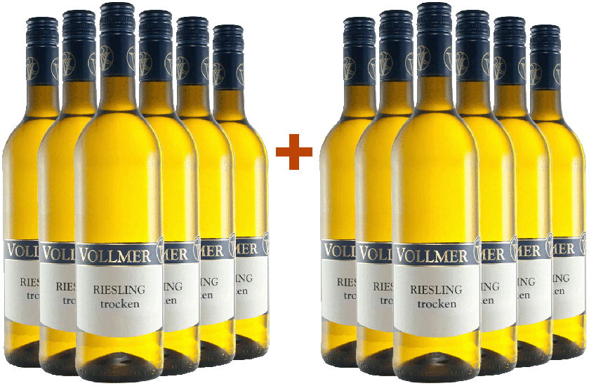 6+6 Paket Riesling trocken - Weingut Roland Vollmer
