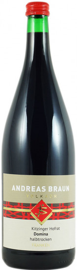 2024 Kitzinger Hofrat Domina halbtrocken 1,0 L - Weingut Andreas Braun