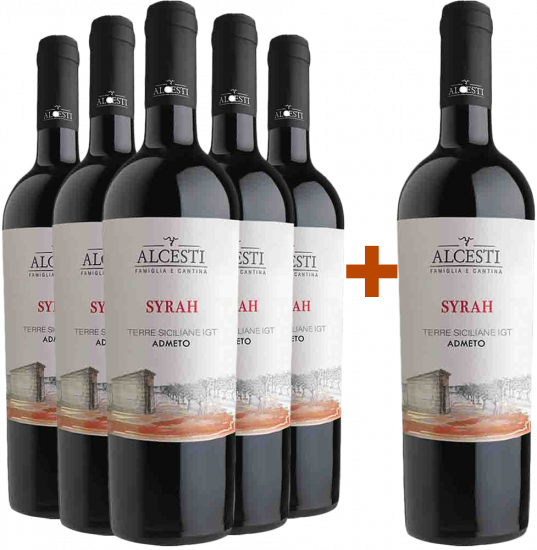 5+1 Admeto Syrah Terre Siciliane IGP - Alcesti