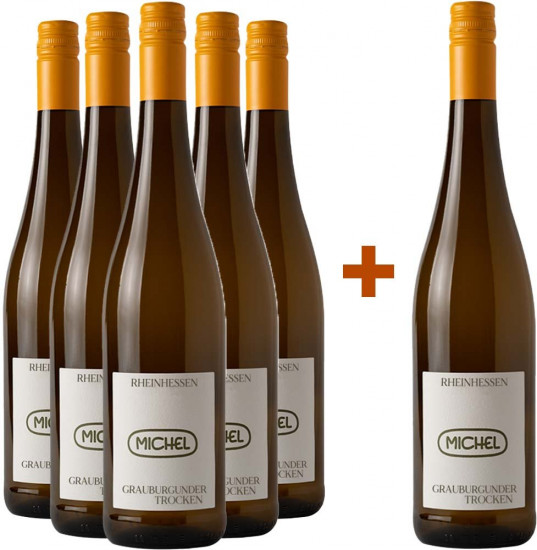 5+1 Paket 2021 Grauburgunder trocken - Weingut Michel