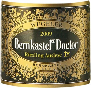 2009 Bernkastel Doctor Riesling Auslese Edelsüß (375ml) - Weingut Wegeler