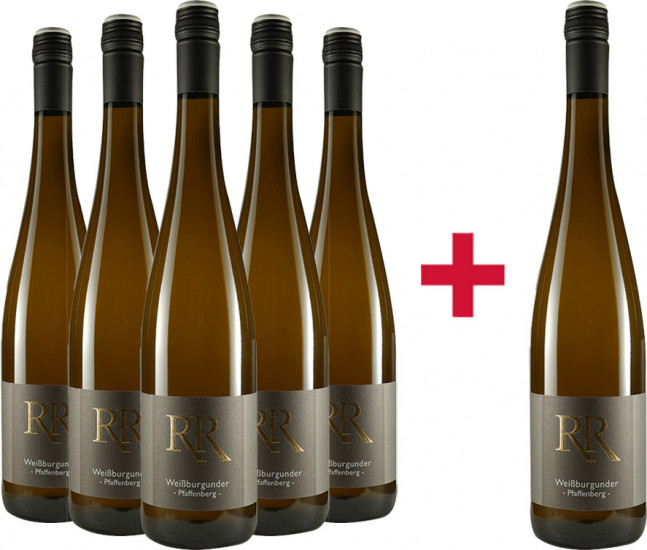 5+1 Weissburgunder Pfaffenberg trocken Paket - Weingut Richard Rinck