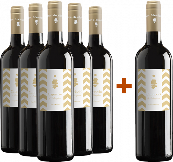 5+1 Paket Capri Moonlight Capriccio di Falanghina Campania IGP - Capri Moonlight