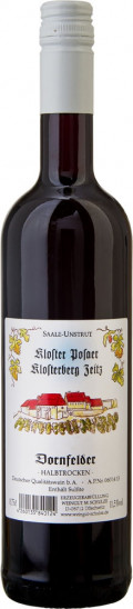 2024 Kloster Posaer Klosterberg Zeitz Dornfelder halbtrocken - Weingut Schulze