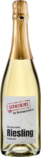 2020 Riesling Winzersekt Handgerüttelt trocken - Weingut Weinmanufaktur Schneiders