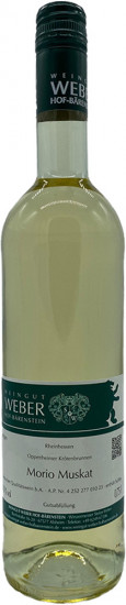 2022 Oppenheimer Krötenbrunnen Morio-Muskat lieblich - Weingut Weber Hof-Bärenstein