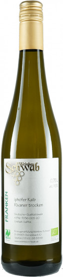 2018 Iphöfer Kalb Rivaner trocken Bio - Weinbau Schwab