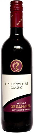2022 Blauer Zweigelt Classic trocken Bio - Weingut Grillmaier Bioweingärtnerei