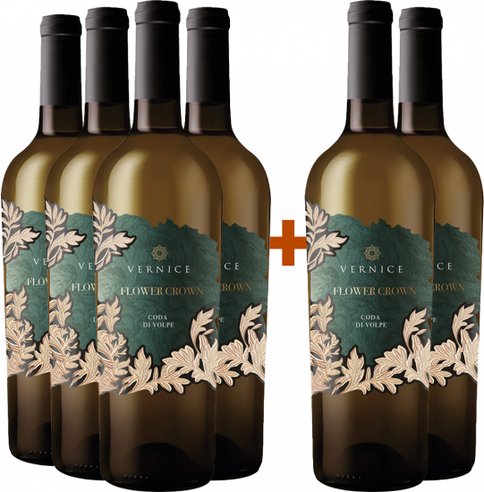 4+2 Paket Flower Crown Campania Coda di Volpe IGP - Vernice