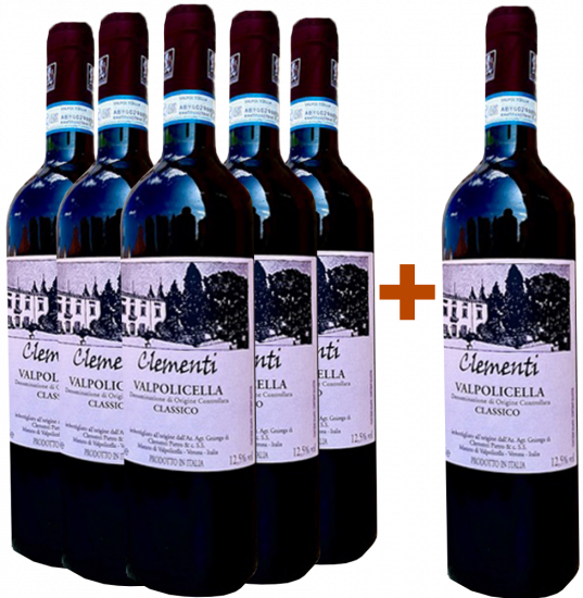 5+1 Paket Valpolicella Classico DOC - Clementi