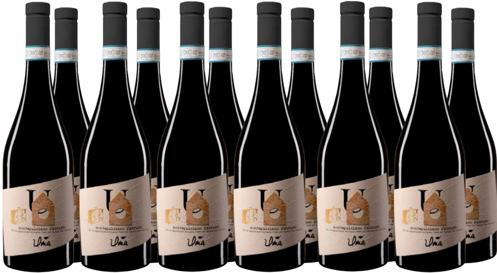 Rotweinpaket Montepulciano DOC 2021 Bio - Uma Casanatura