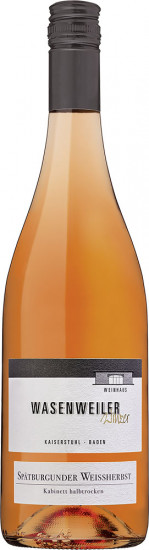 2023 Vulkanfelsen Spätburgunder Weißherbst halbtrocken - Weinhaus Wasenweiler Winzer