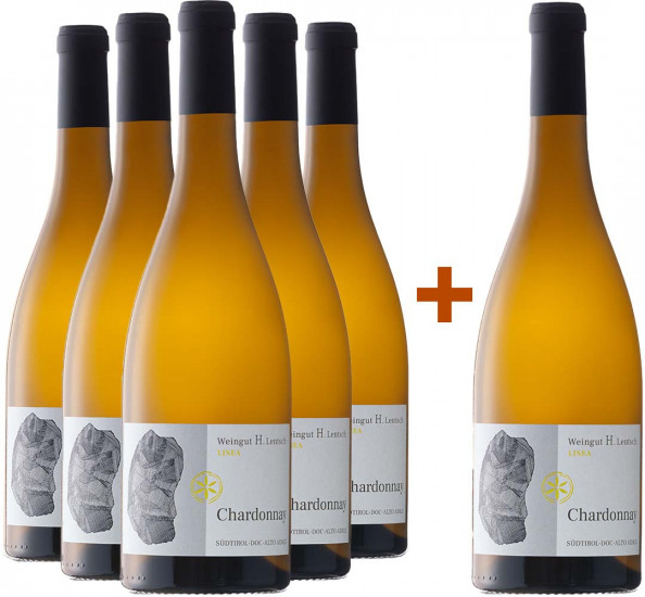 5+1 Paket Südtiroler Chardonnay Alto Adige DOC - Weingut H. Lentsch