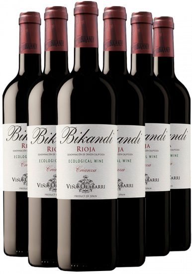 Aktionspaket Bikandi Crianza Eco DOCa Rioja Bio - Bodegas Olabarri