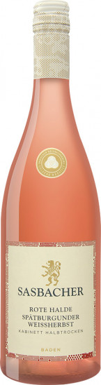 2024 Rote Halde Spätburgunder Weißherbst Kabinett halbtrocken - Sasbacher Winzerkeller