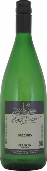 2024 Bacchus feinfruchtig halbtrocken 1,0 L - Markus Schneider